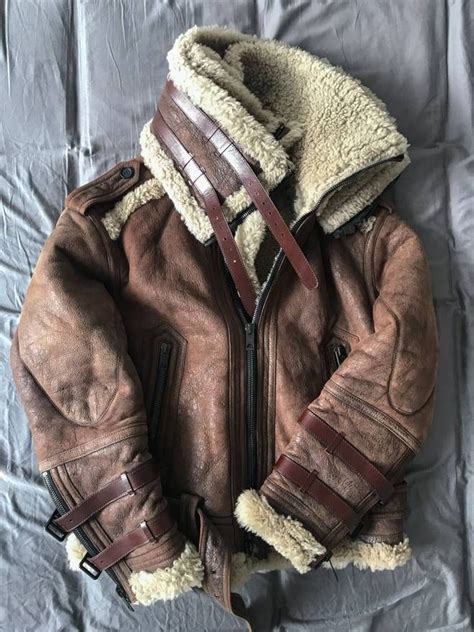 replica burberry prorsum aviator jacket|BURBERRY Shearling jacket .